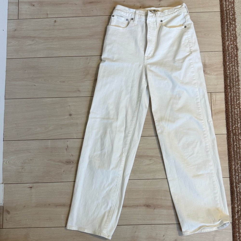 Madewell Women's the perfect vintage wide leg crop Jean